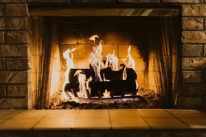 How to Clean Fireplace Soot from Screen & Glass and Brick & Stone