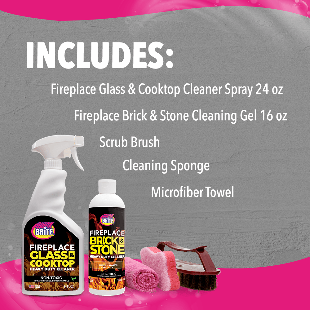 Quick ’n Brite Fireplace Cleaning Kit