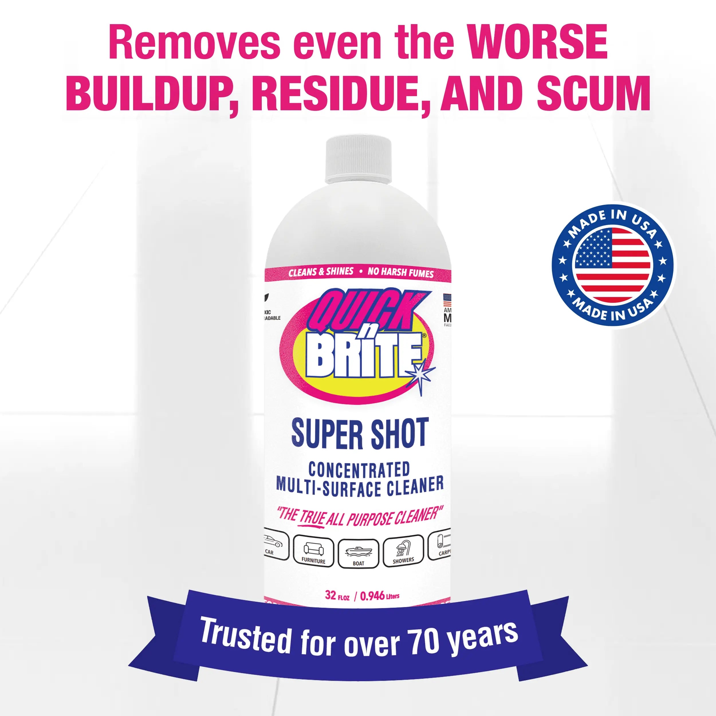 Quick ’n Brite Liquid Cleaner, Cleaning Concentrate