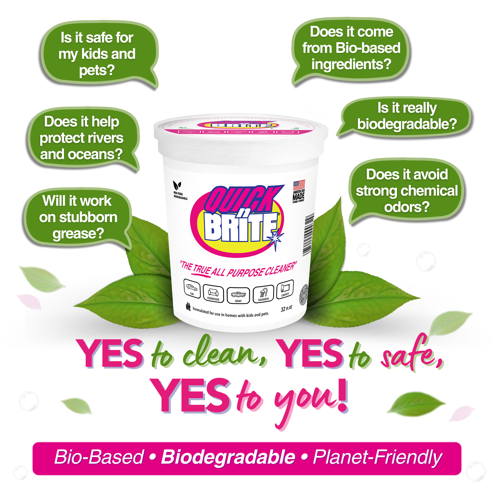 Quick 'n Brite Hardwater Stain Kit