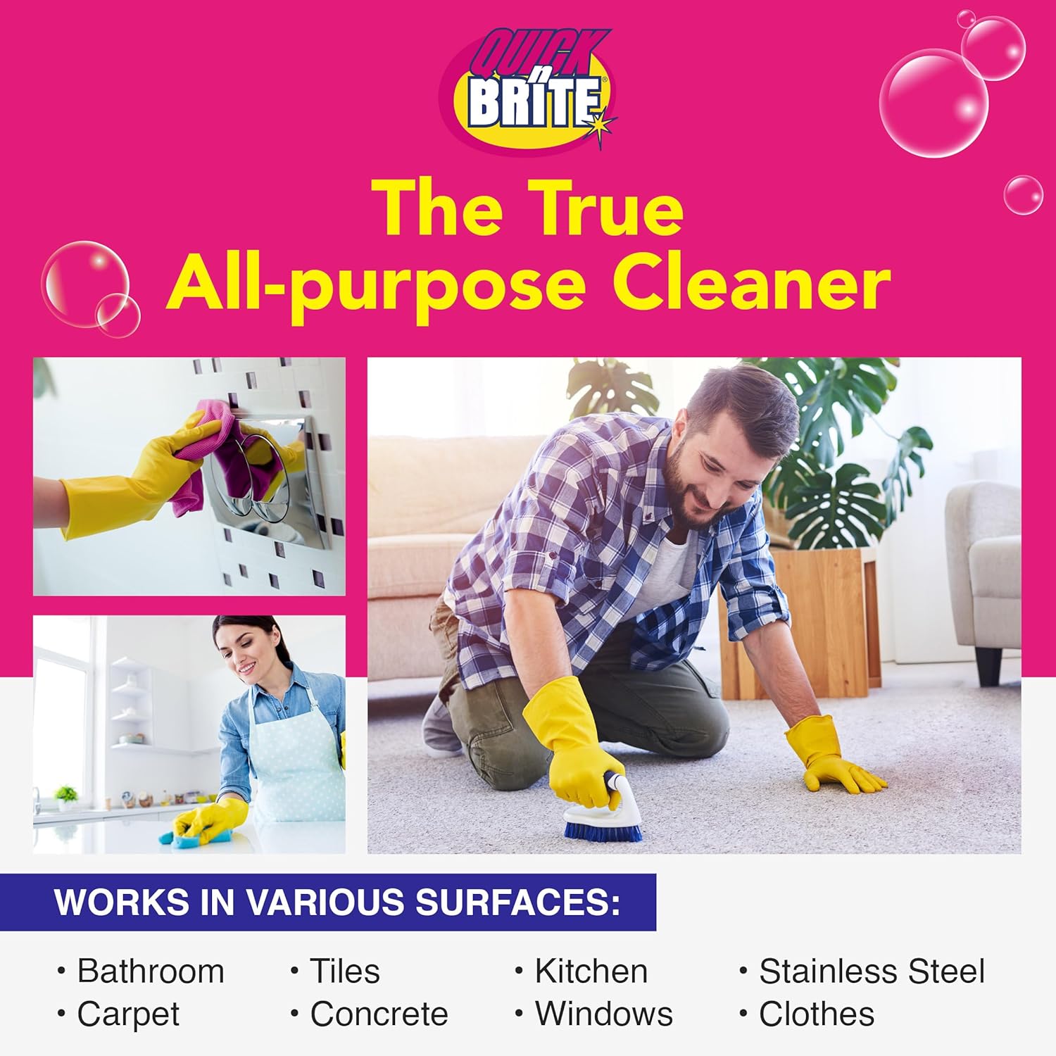 True All Purpose Cleaner, Cleaning Concentrate – QUICK'n BRITE