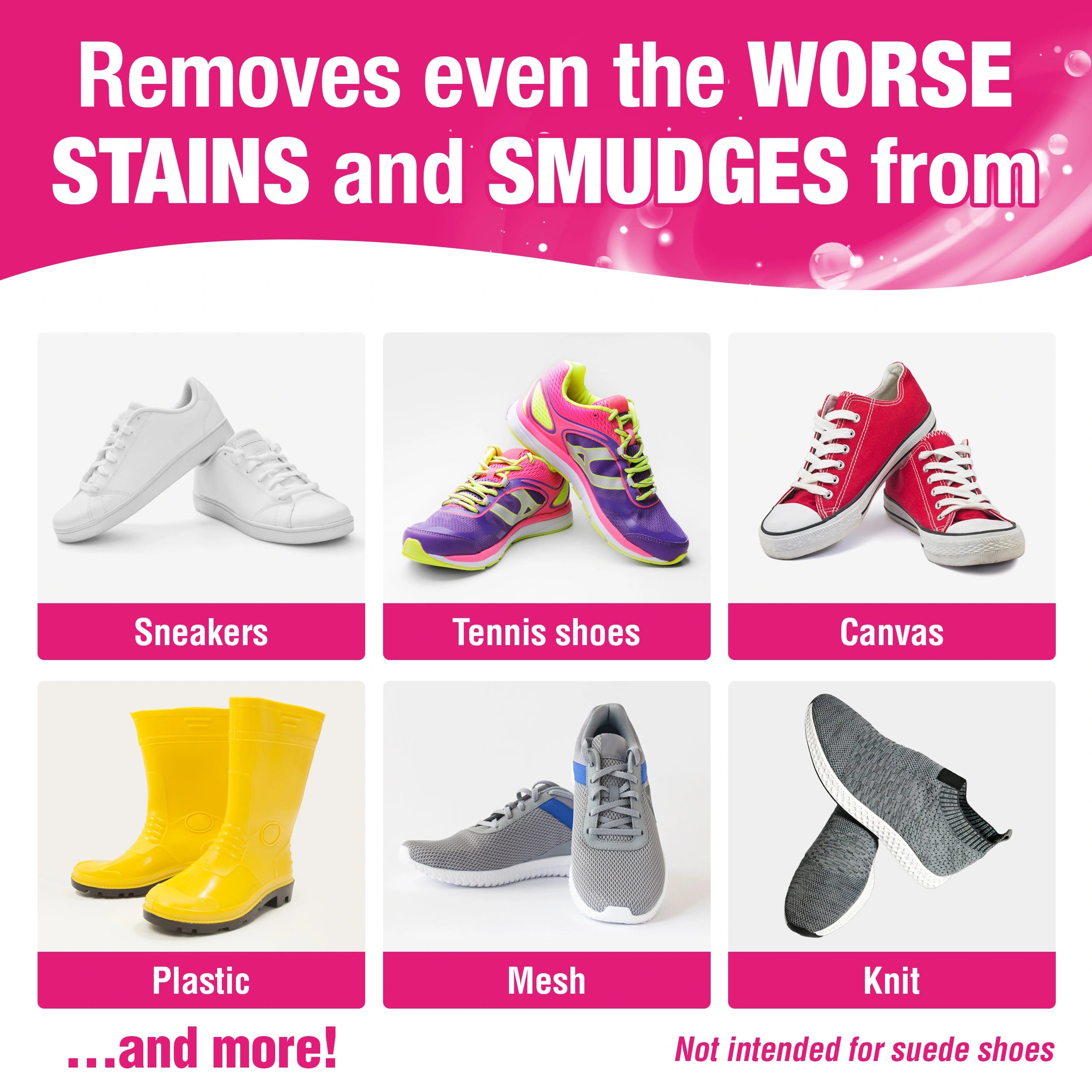 shoe anew cleaner different kinds of footwear