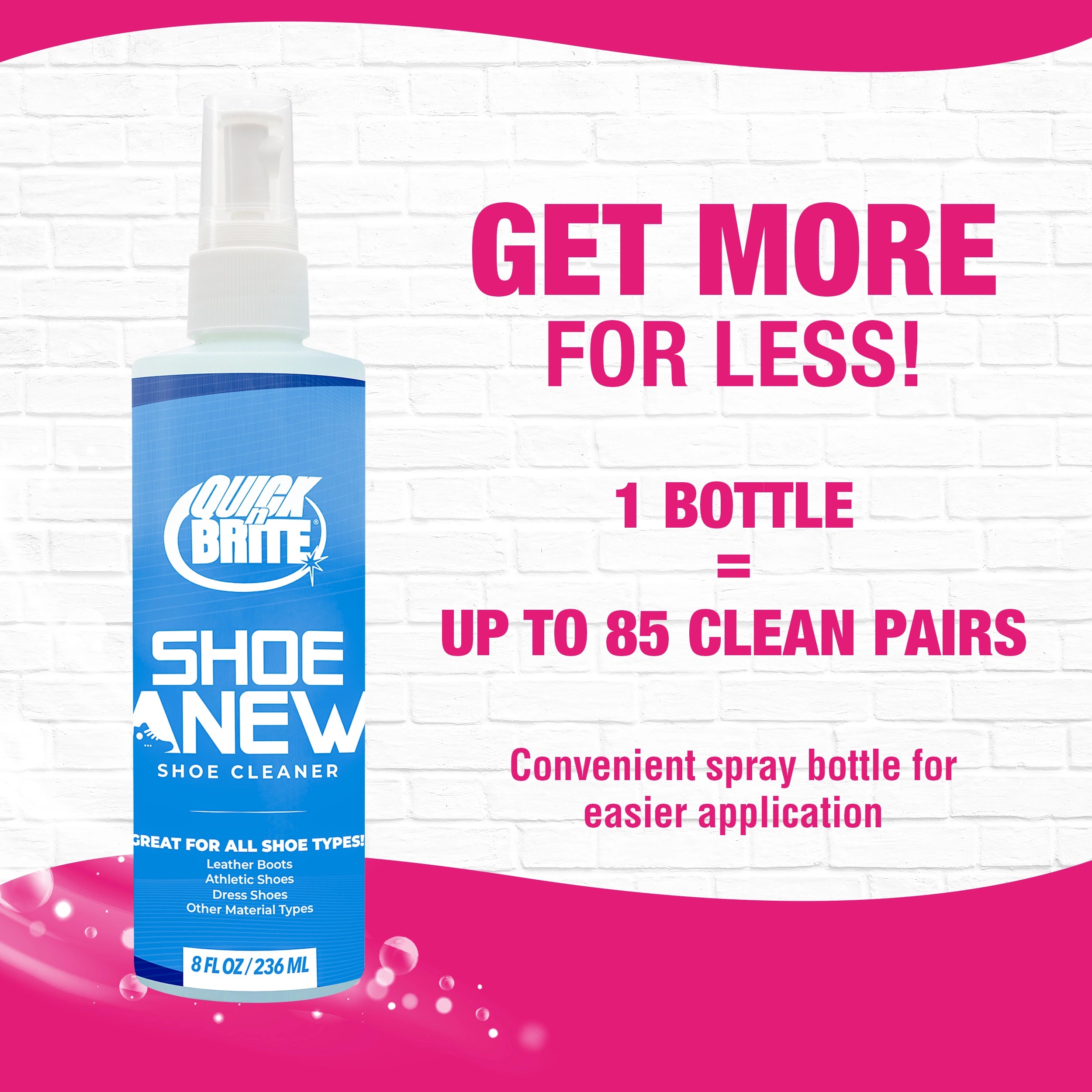 shoe anew cleaner get more for less