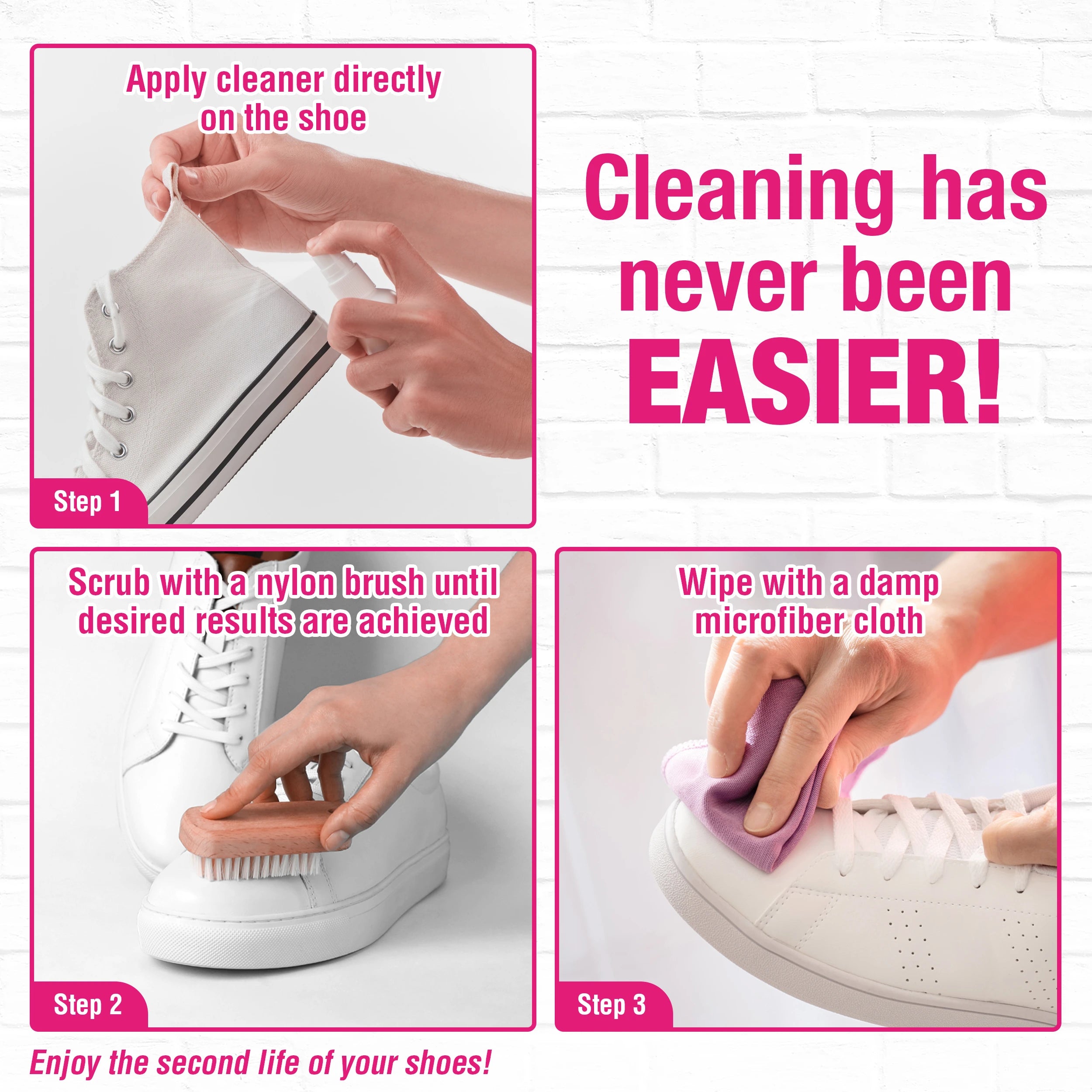 shoe anew cleaner directions