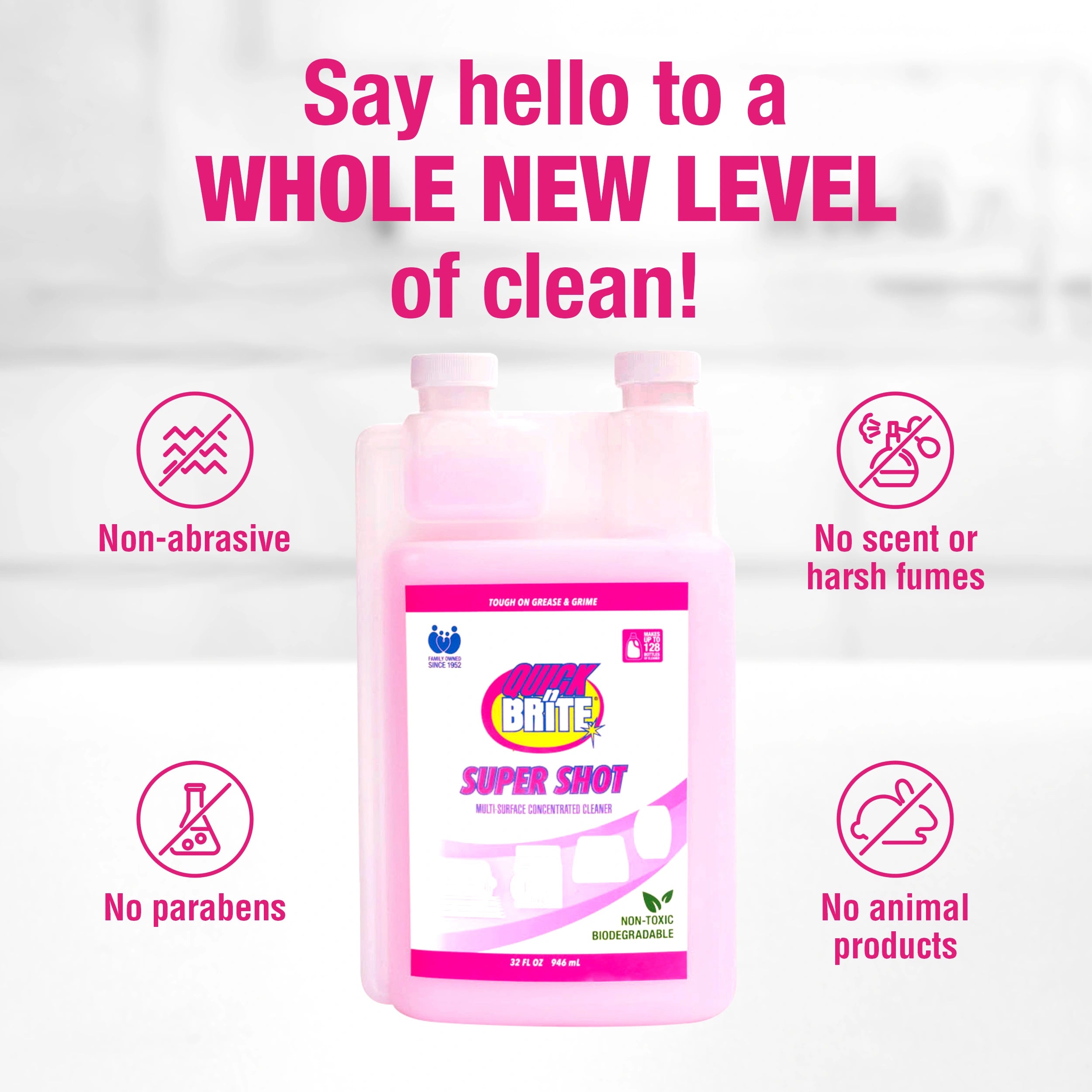 Super shot cleaner key features