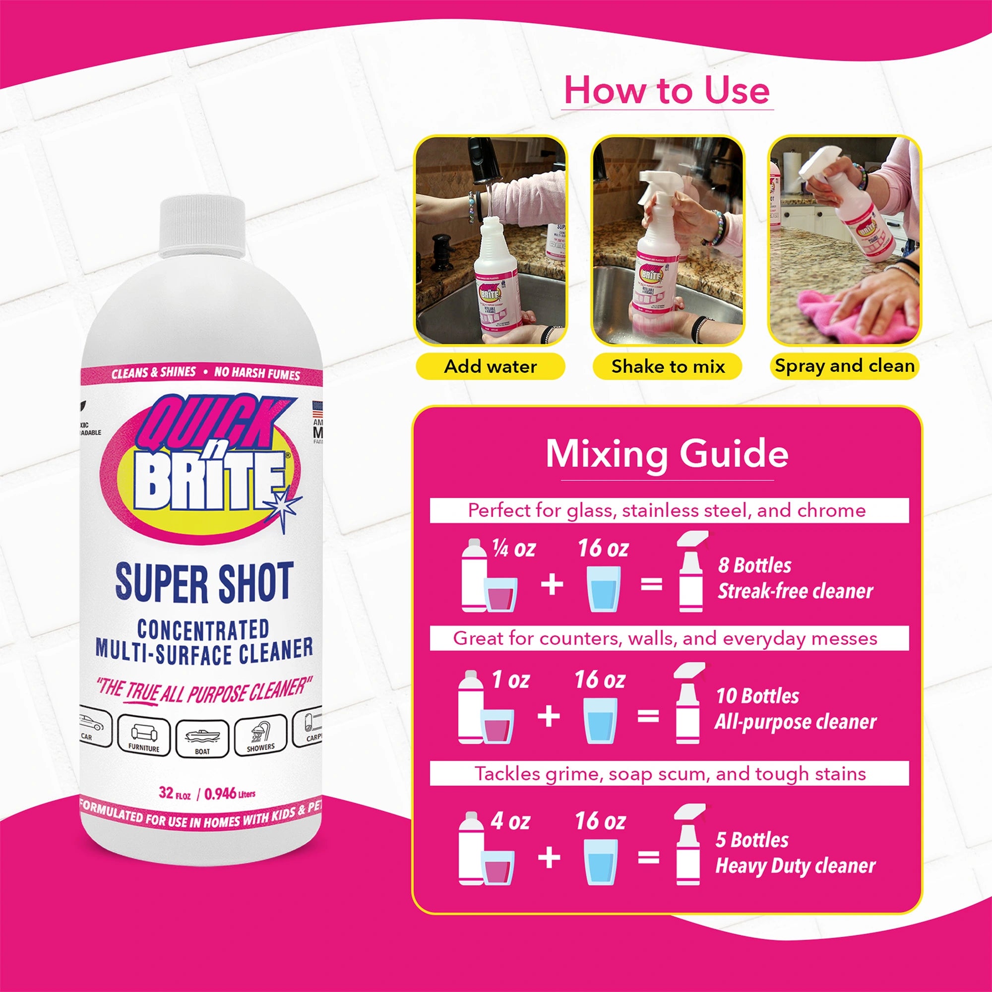 Quick 'n Brite Professional Cleaning Kit - 70% Off Fall Sale!
