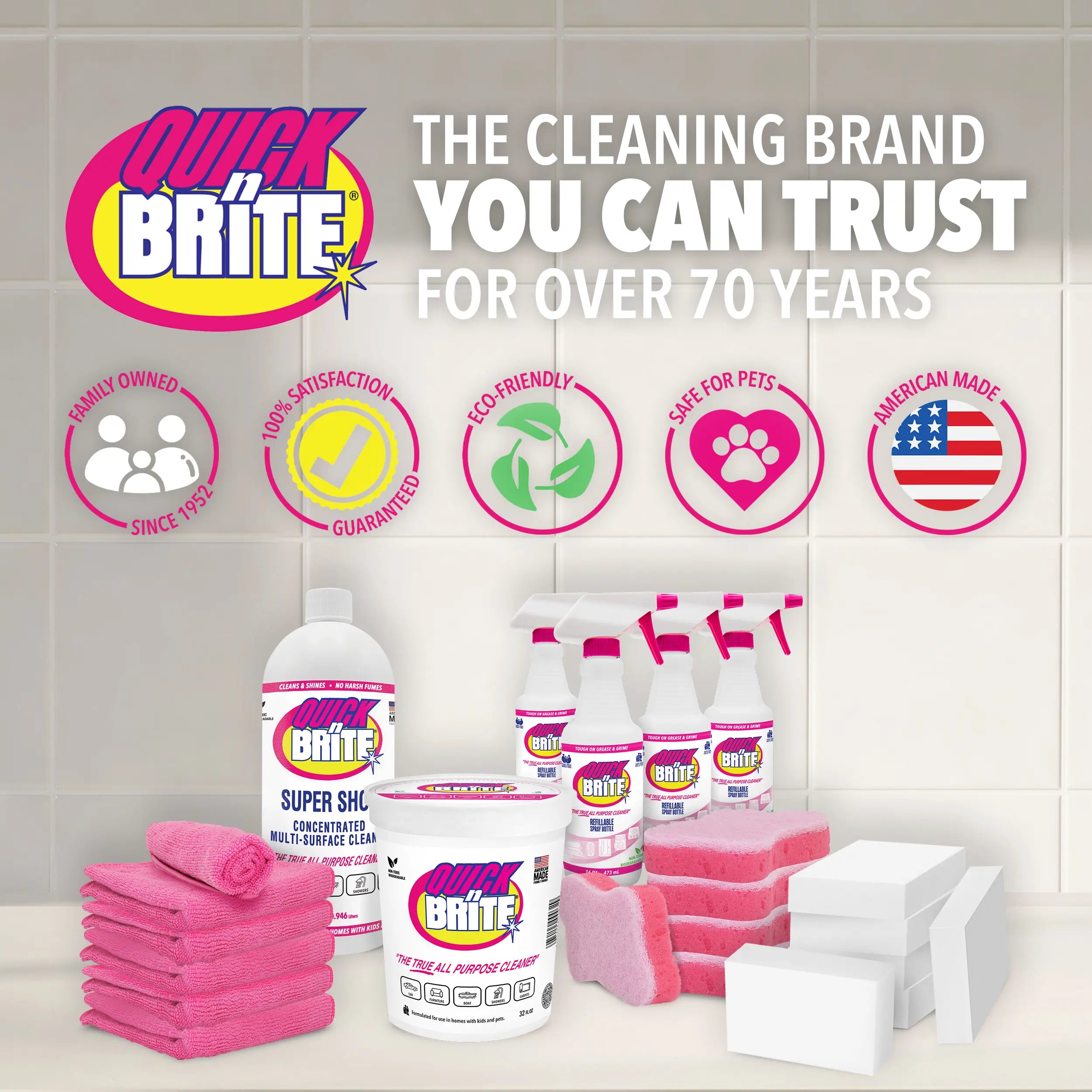 Quick 'n Brite Professional Cleaning Kit - 70% Off Fall Sale!