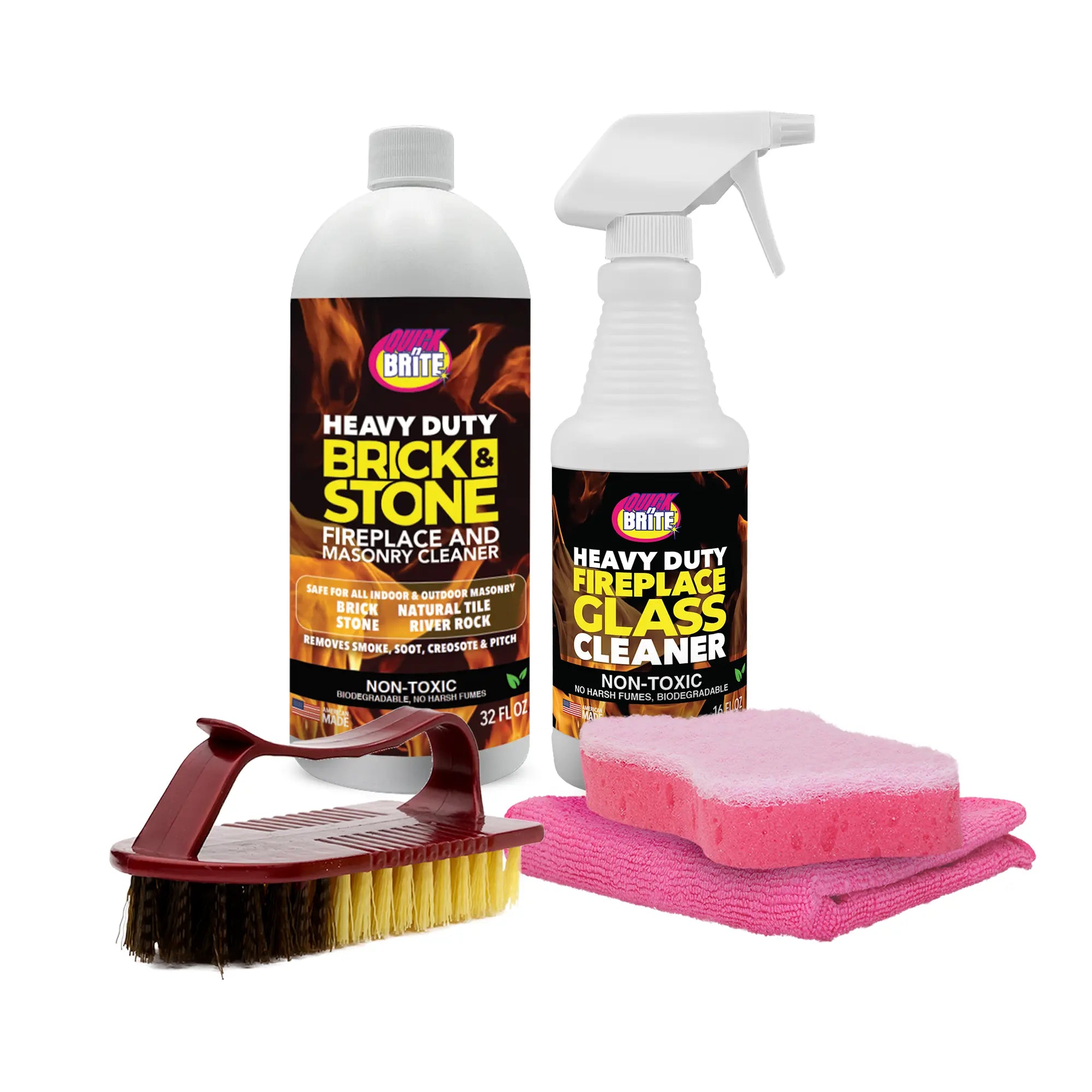 Quick ’n Brite Fireplace Cleaning Kit