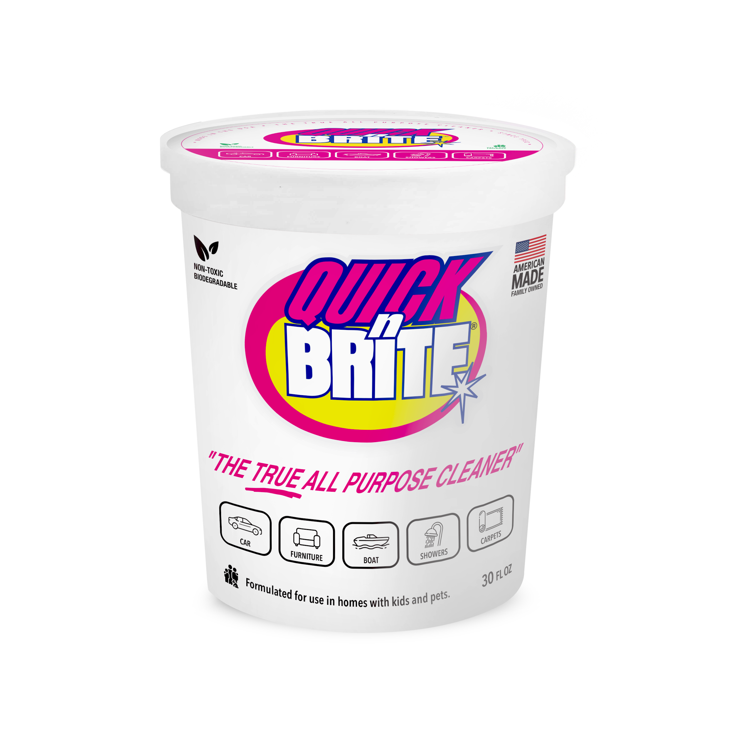 Quick’n Brite All Purpose Cleaning Paste, Concentrated 30oz