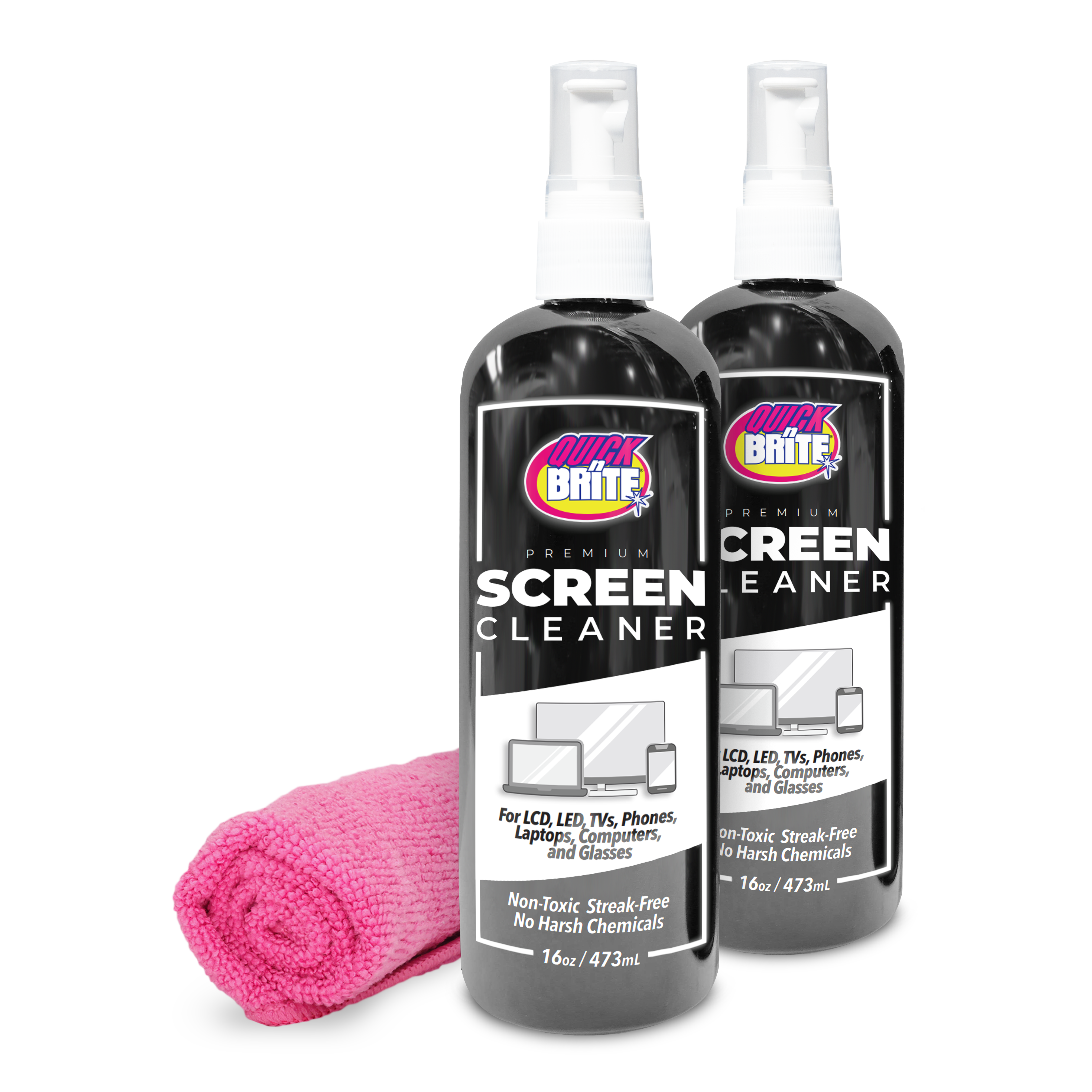 QB Screen Cleaner 16oz 2 pack
