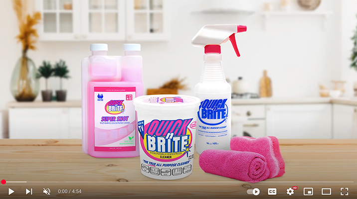 Quick 'n Brite product display 